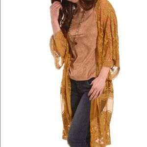 Never worn Rustic Lace Kimono